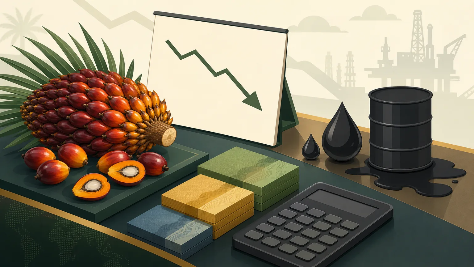 Harga CPO Ambles, Terbebani Minyak Mentah dan Ringgit