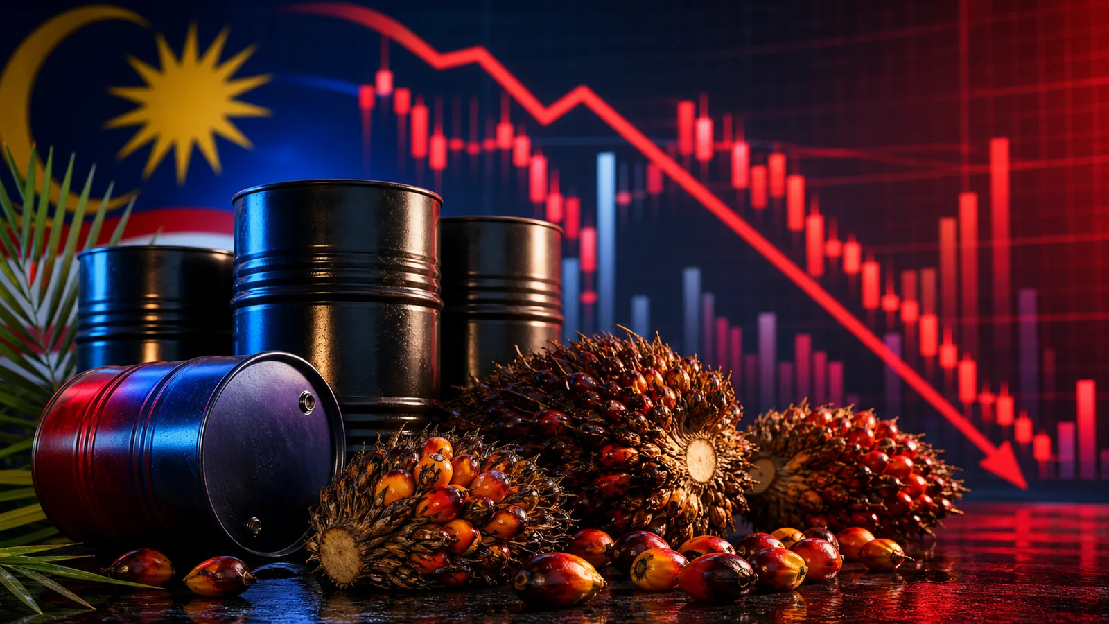 Update Pasar: Harga CPO Melemah, Terbebani Minyak Mentah dan Ringgit
