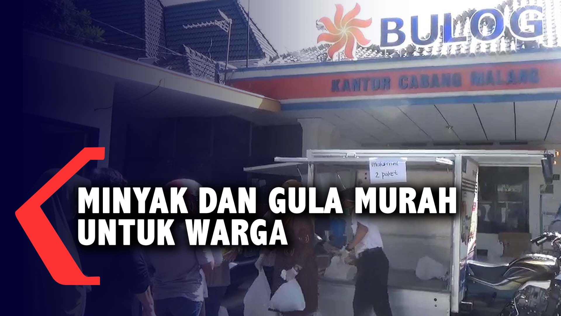 Operasi Pasar Bulog, Minyak Goreng dan Gula Pasir Dijual Murah